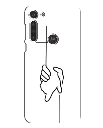 Чехол для Motorola MOTO G8 с картинкой «Рука держит»