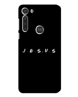Чехол для Motorola MOTO G8 с картинкой «Точки веры J.E.S.U.S.»