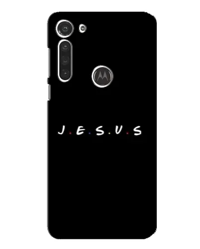 Чехол для Motorola MOTO G8 с картинкой «Точки веры J.E.S.U.S.»