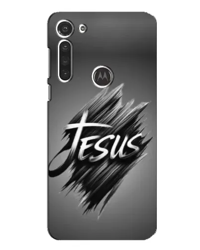 Чехол для Motorola MOTO G8 с картинкой «Надпись Jesus Graffiti»
