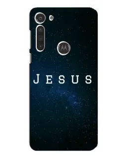 Чехол для Motorola MOTO G8 с картинкой «Звездное небо Jesus»