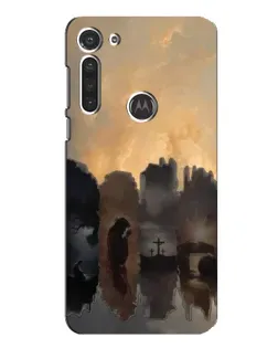 Чехол для Motorola MOTO G8 с картинкой «Дорога к вере»