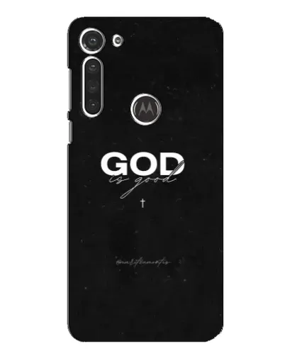 Чехол для Motorola MOTO G8 с картинкой «GOD — Бог над всем»