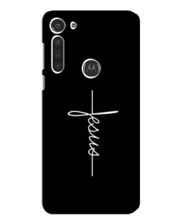 Чехол для Motorola MOTO G8 с картинкой «Тонкая линия веры»