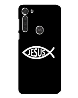 Чехол для Motorola MOTO G8 с картинкой «Классический Jesus»