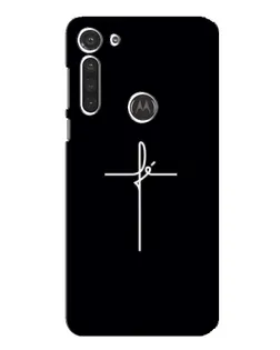Чохол для Motorola MOTO G8 з картинкою «Тонкий хрест»