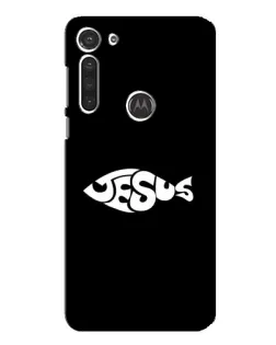 Чохол для Motorola MOTO G8 з картинкою «Риба  Jesus»