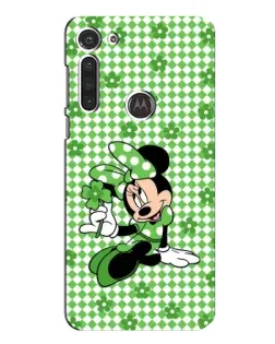 Чохол для Motorola MOTO G8 з картинкою «Mickey в клітинку»