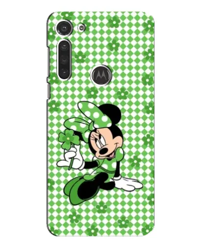 Чохол для Motorola MOTO G8 з картинкою «Mickey в клітинку»