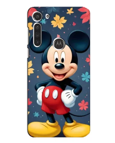 Чохол для Motorola MOTO G8 з картинкою «Осінній Mickey Mouse»