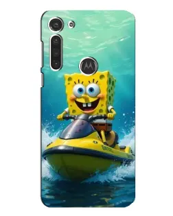 Чохол для Motorola MOTO G8 з картинкою «Спанч Боб на гідроциклі» Чохол для Motorola MOTO G8 з картинкою «Спанч Боб на гідроциклі»