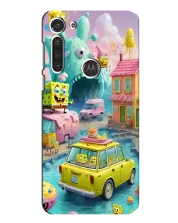 Чохол для Motorola MOTO G8 з картинкою «Монстр-трак пригоди»