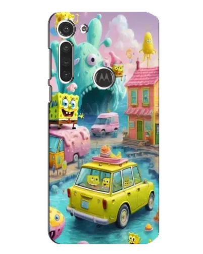 Чехол для Motorola MOTO G8 с картинкой «Монстр-трак приключения»