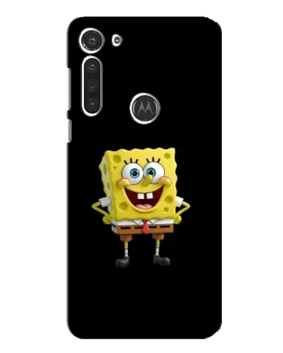 Чехол для Motorola MOTO G8 с картинкой «Классический Губка Боб»