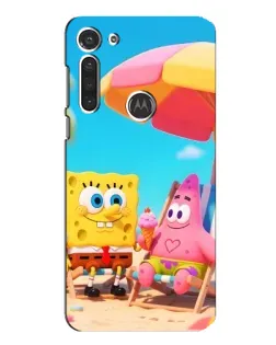 Чехол для Motorola MOTO G8 с картинкой «Отдых на пляже»