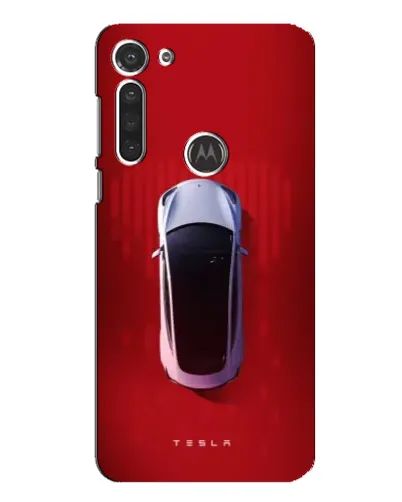 Чохол для Motorola MOTO G8 з картинкою «Tesla Top View»
