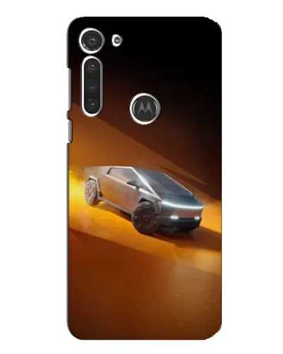 Чохол для Motorola MOTO G8 з картинкою «Cybertruck у пустелі»