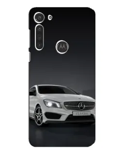 Чохол для Motorola MOTO G8 з картинкою «Mercedes AMG GT Silver»
