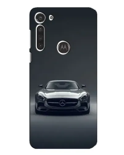 Чохол для Motorola MOTO G8 з картинкою «Mercedes на чорному»