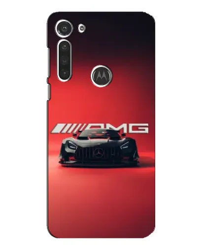 Чохол для Motorola MOTO G8 з картинкою «Mercedes AMG — червона лінія»