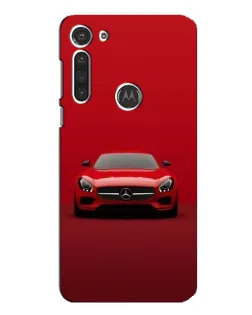 Чохол для Motorola MOTO G8 з картинкою «Червоний Mercedes AMG»