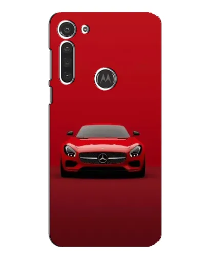 Чохол для Motorola MOTO G8 з картинкою «Червоний Mercedes AMG»