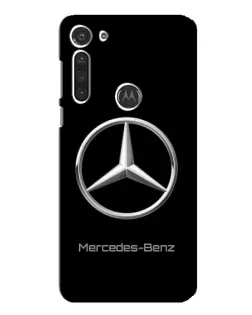 Чохол для Motorola MOTO G8 з картинкою «Mercedes Silver Logo»