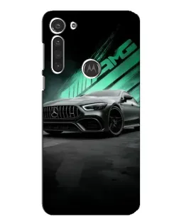 Чохол для Motorola MOTO G8 з картинкою «Темний Mercedes AMG»