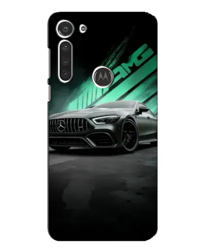 Чохол для Motorola MOTO G8 з картинкою «Темний Mercedes AMG»
