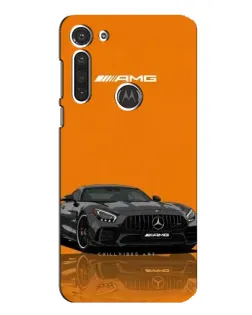 Чохол для Motorola MOTO G8 з картинкою «Помаранчевий Mercedes AMG»