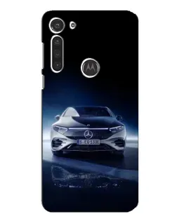 Чохол для Motorola MOTO G8 з картинкою «Нічний Mercedes EQ»