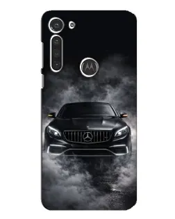 Чохол для Motorola MOTO G8 з картинкою «Mercedes у диму»