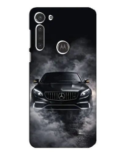 Чохол для Motorola MOTO G8 з картинкою «Mercedes у диму»