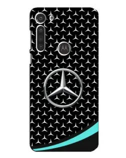 Чохол для Motorola MOTO G8 з картинкою «Mercedes — бірюзовий акцент»