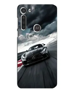 Чохол для Motorola MOTO G8 з картинкою «Гоночний Mercedes AMG»