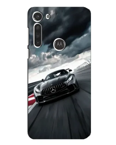Чохол для Motorola MOTO G8 з картинкою «Гоночний Mercedes AMG»