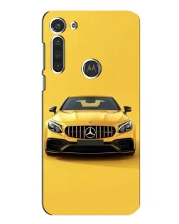 Чохол для Motorola MOTO G8 з картинкою «Жовтий Mercedes GT»