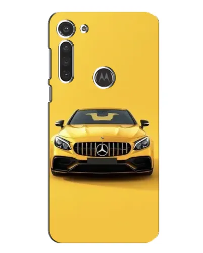 Чохол для Motorola MOTO G8 з картинкою «Жовтий Mercedes GT»