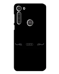 Чохол для Motorola MOTO G8 з картинкою «Audi — світловий підпис»