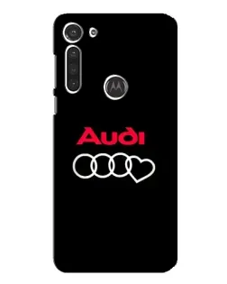Чохол для Motorola MOTO G8 з картинкою «Логотип Audi Heart»