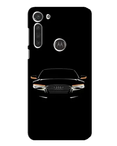 Чохол для Motorola MOTO G8 з картинкою «Audi — нічний контур»