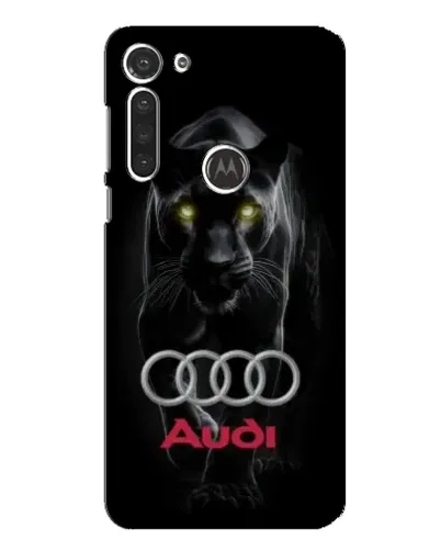 Чохол для Motorola MOTO G8 з картинкою «Пантера та Audi»