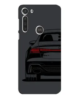 Чохол для Motorola MOTO G8 з картинкою «Задня частина Audi — арт»