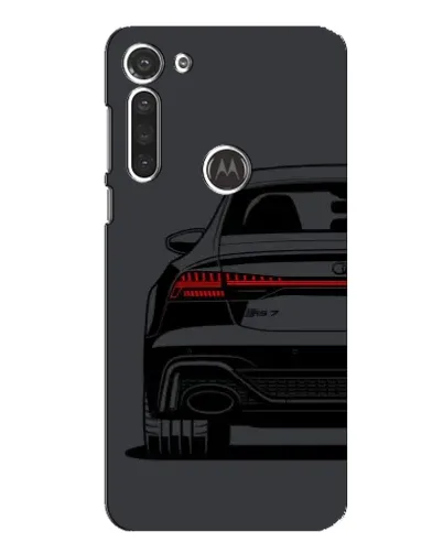 Чохол для Motorola MOTO G8 з картинкою «Задня частина Audi — арт»
