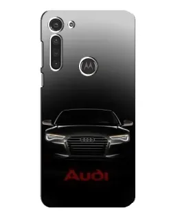 Чохол для Motorola MOTO G8 з картинкою «Audi — градієнтний контур»