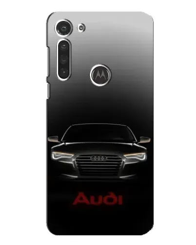 Чохол для Motorola MOTO G8 з картинкою «Audi — градієнтний контур»