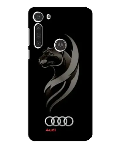 Чохол для Motorola MOTO G8 з картинкою «Графіка — пантера та Audi»