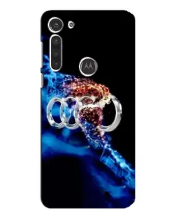 Чохол для Motorola MOTO G8 з картинкою «Енергія лого Audi»