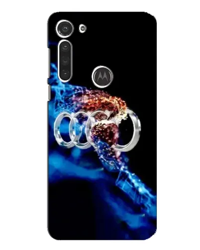 Чохол для Motorola MOTO G8 з картинкою «Енергія лого Audi»