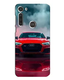 Чохол для Motorola MOTO G8 з картинкою «Audi RS — червоний стиль»